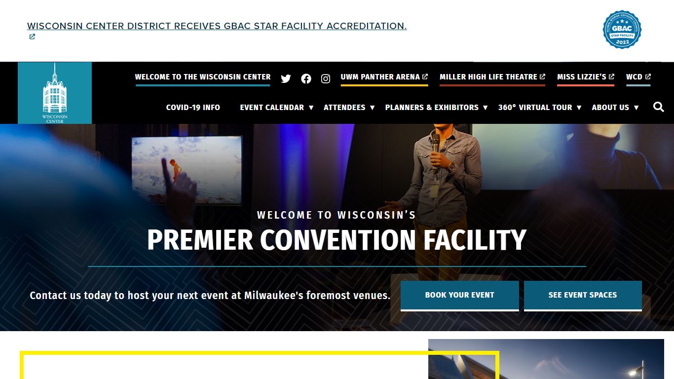 Welcome to the Wisconsin Center! – Wisconsin Center
